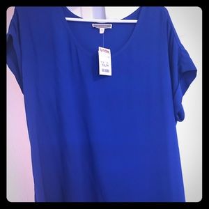 Electric blue blouse